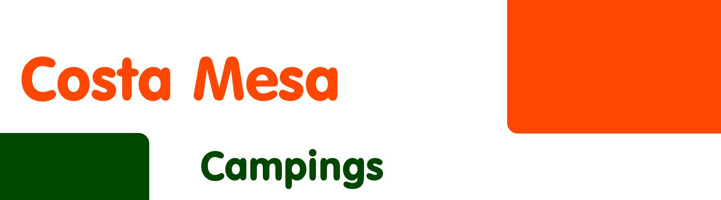 Best campings in Costa Mesa - Rating & Reviews